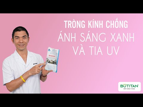 Video Tròng kính chống ánh sáng xanh và tia UV lần đầu có... - YouTube