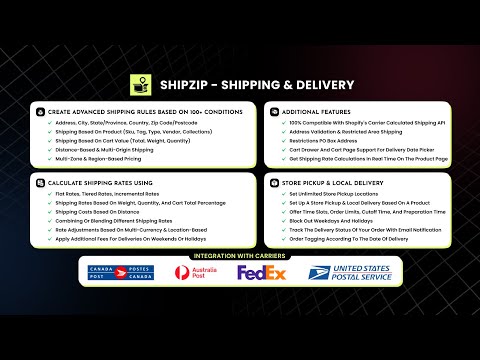 Shipping Rates & Delivery date | Shipping App Shopify