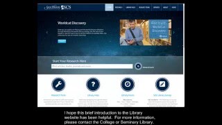 SDC/SCS Library Website (2016)
