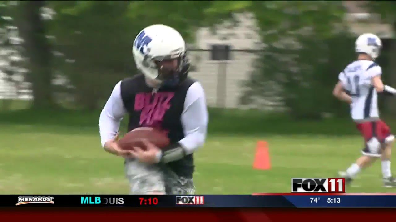 Semipro Football Player Gets Nfl Tryout Youtube