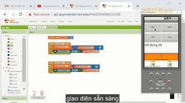 Tự học MIT App Inventor: làm quen với biến