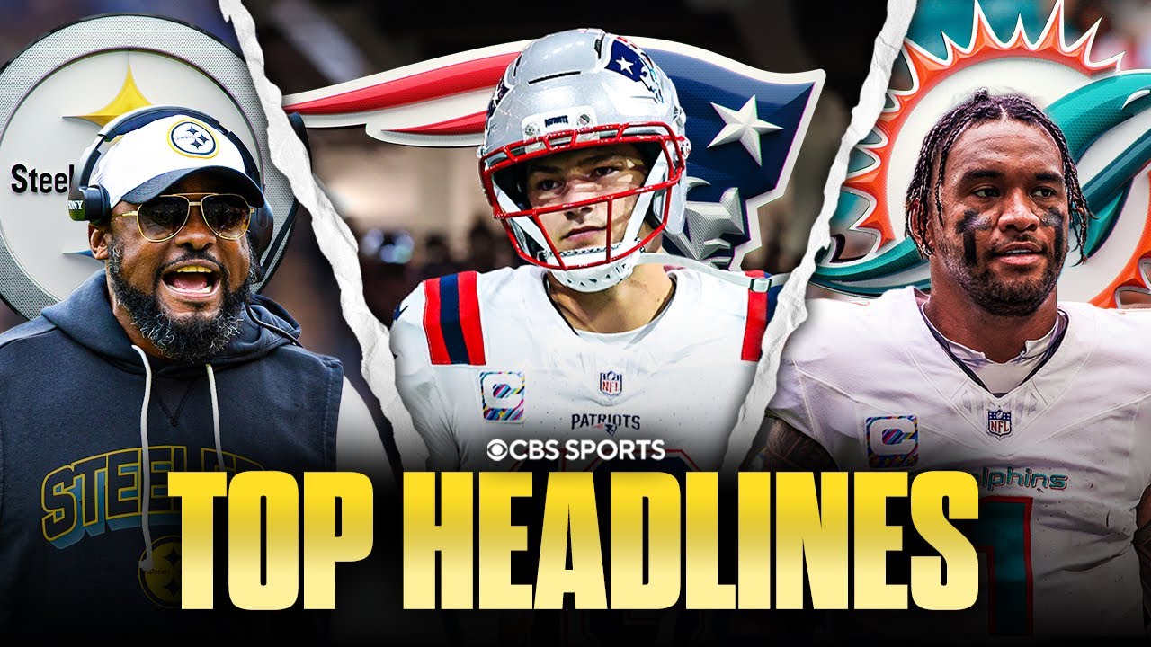 Top NFL Headlines: MVP buzz for Drake Maye, Mike Tomlin calls out Browns for Joe Flacco trade & More