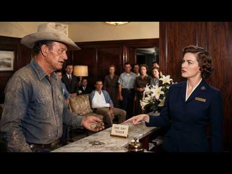 The Receptionist Kicked John Wayne Out of His Own Hotel—10 Seconds Later, Everyone Froze in Shock