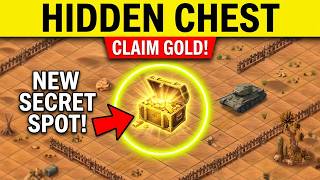 🔥FREE GOLD & TANK CAMO - HIDDEN CHEST location! 🎁 WoT Blitz game guide screenshot 3