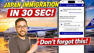 Visit Japan Web 2026 Bengali | Japan Immigration & Arrival Form Step-by-Step Guide