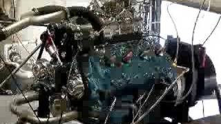 286 supercharged Ford flathead on dyno