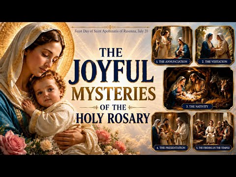Video The Joyful Mysteries | Monday, July 20 | Feast Day of Saint Apollinaris of Ravenna | Daily Rosary