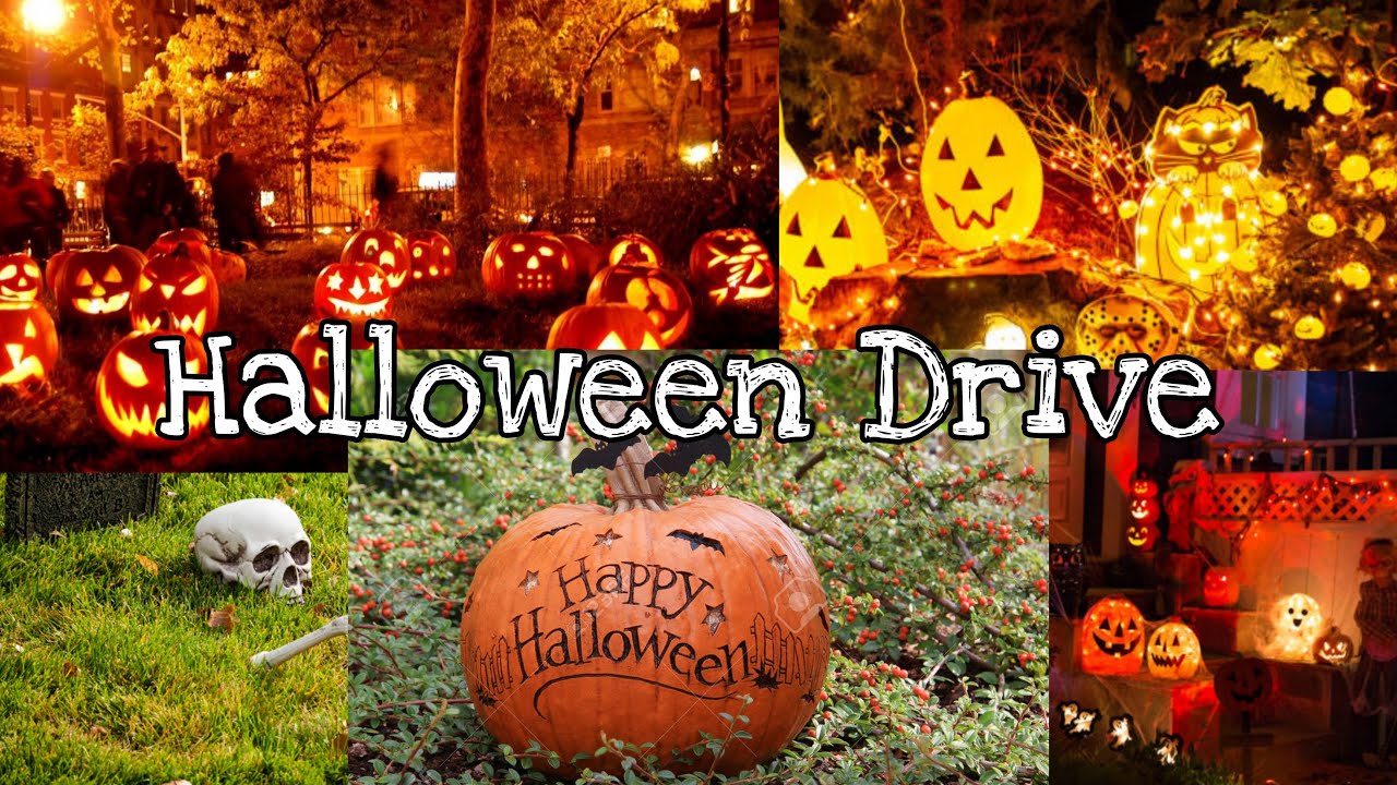 Halloween Decorations Tour Across Windsor, Ontario [HD] YouTube