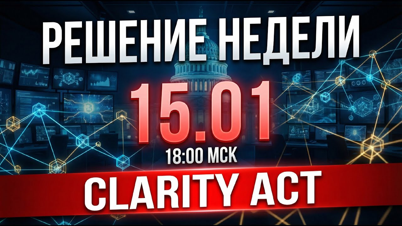 Крипту “узаконят” в США? CLARITY Act: дата, смысл и последствия! Выпуск №619
