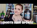 my hair growth update w/ pics!✨ | 1 Month |