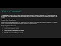 Transaction Introduction