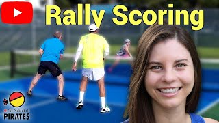 Rally Scoring Mixed vs Senior Men's 5.0 Pickleball rec Games at Pictona