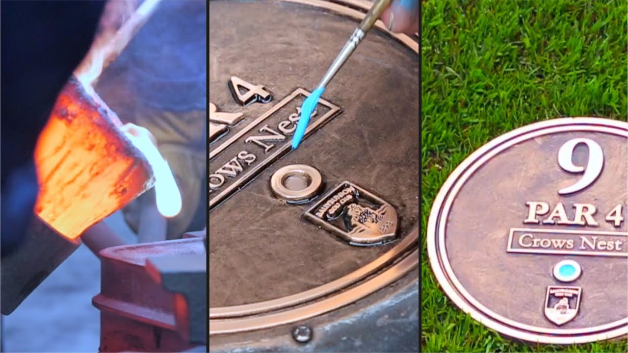 Bronze Golf Tee Markers YouTube