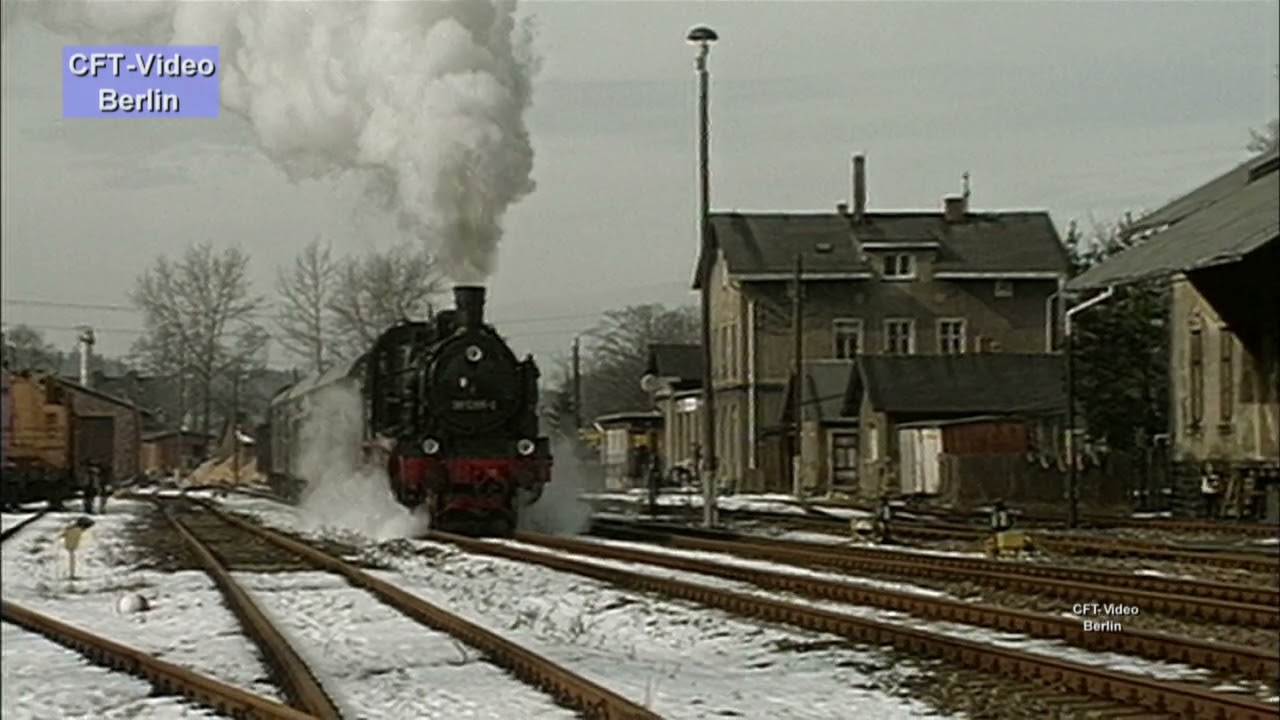Mit Dampflok 38 205 nach Crottendorf im Erzgebirge