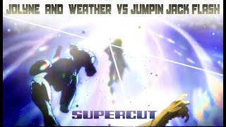 JoJo’s Bizarre Adventure part 6 Stone Ocean: Jolyne and Weather Report vs Jumpin Jack Flash SUPERCUT