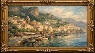 Amalfi, Italy | Timeless Impressionist Cityscape | Frame TV Art screenshot 4