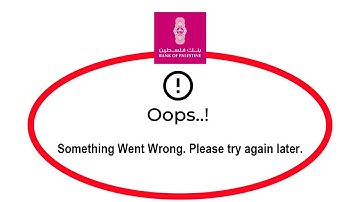 ✅How to Fix Bank of Palestine App Oops something Went Wrong Error on Android ✅