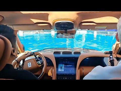 BYD Yangwang U8 first-person experience of its emergency floating function