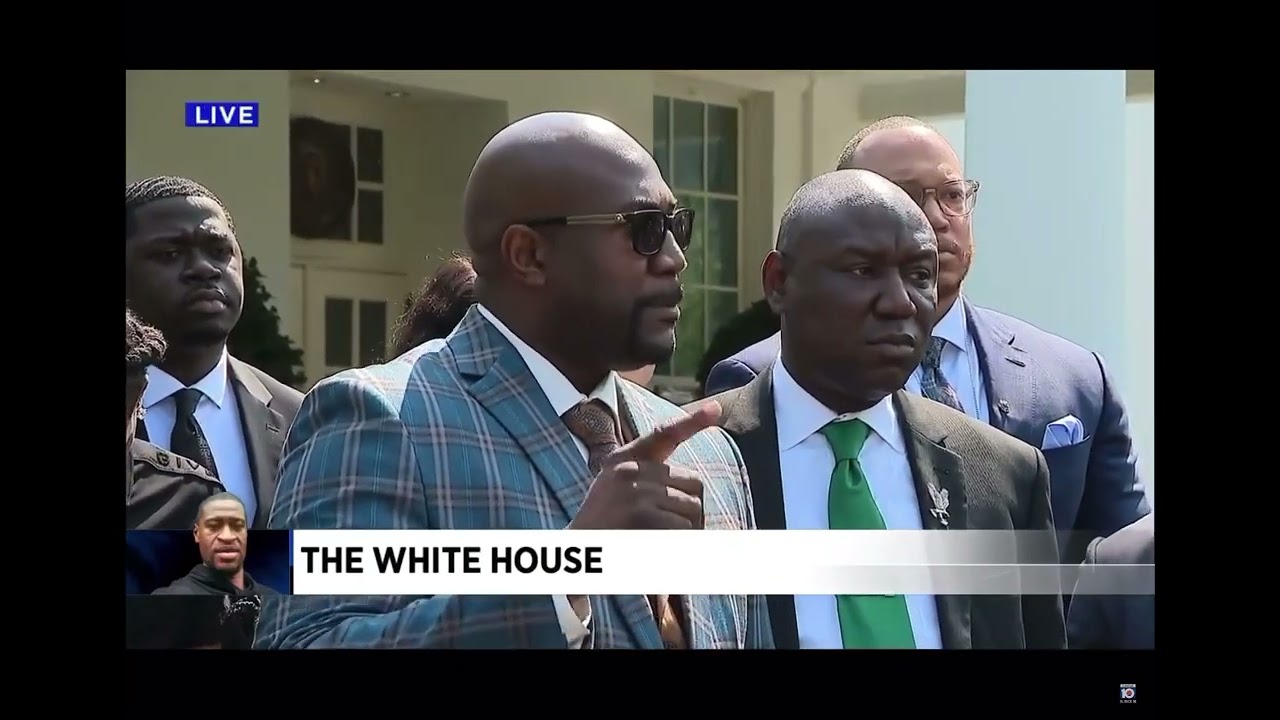 The bird which is the bald eagle, Ben Crump and George Floyd Brother