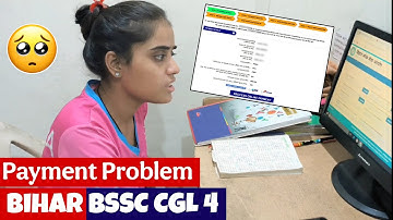 Bihar SSC CGL 4 Online Form 2025 | BSSC Ka Payment Problem 🥺 | Rekha horazon