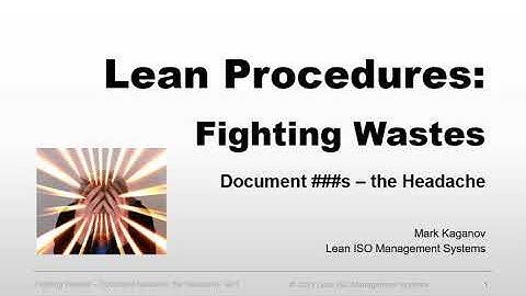 How Not to Number Documents for Document Control | ISO Quality Control | ISO 9001 | ISO 13485 2016