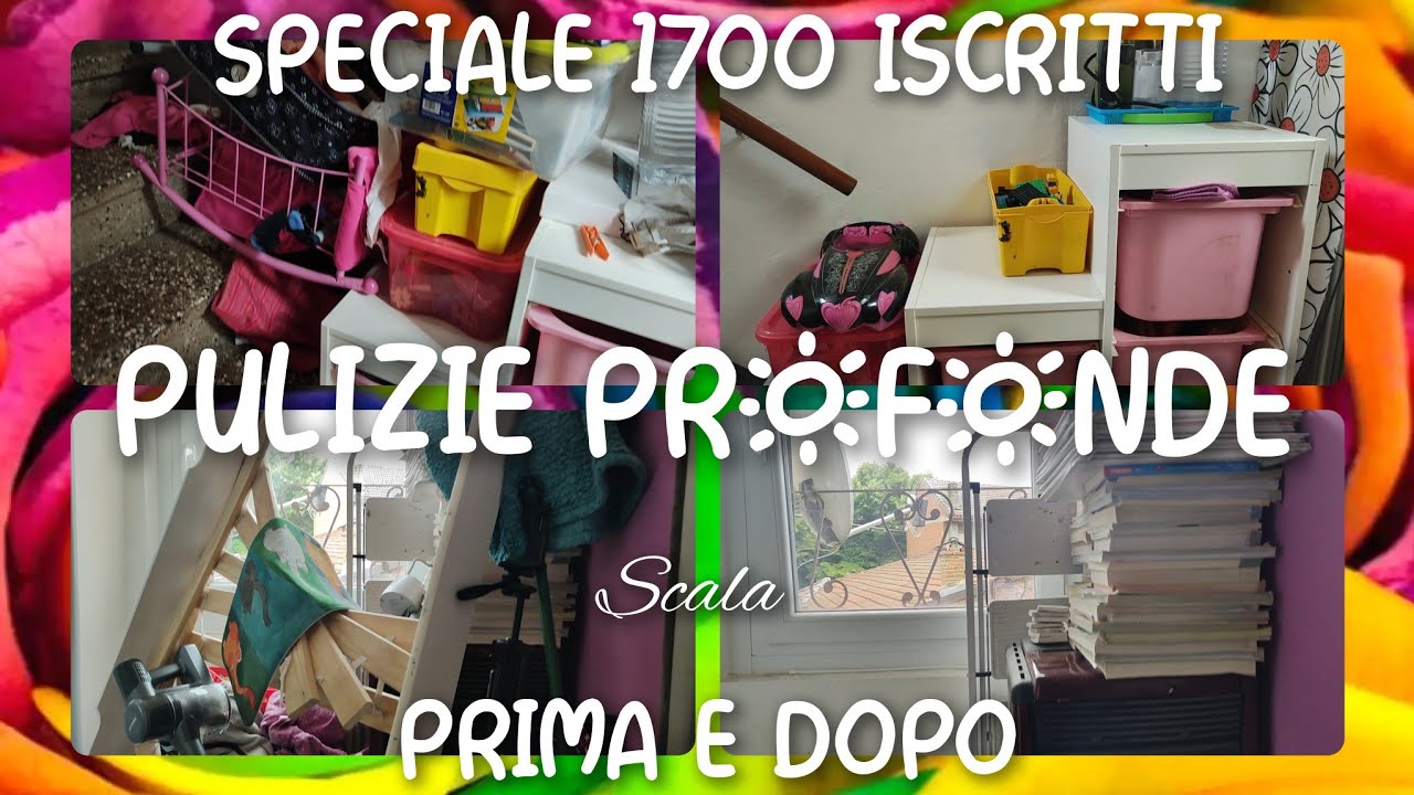 🌸 PULIZIA PROFONDA DELLA SCALA🌸SPECIALE 1700 ISCRITTI🌸