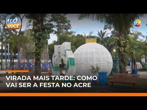 Virada duas horas mais tarde: cidades do Acre se preparam para 2026 | #AloVoce