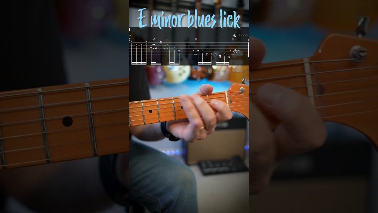 E Minor Blues Guitar Lick by Guitarmy 