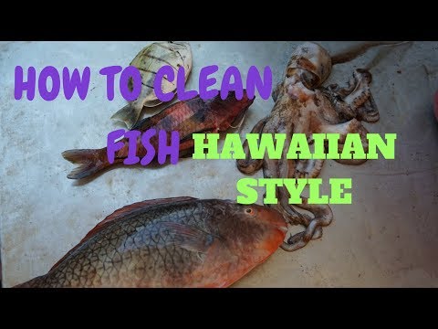 How To Clean & Prepare Your Fish!! Hawaiian Style!!