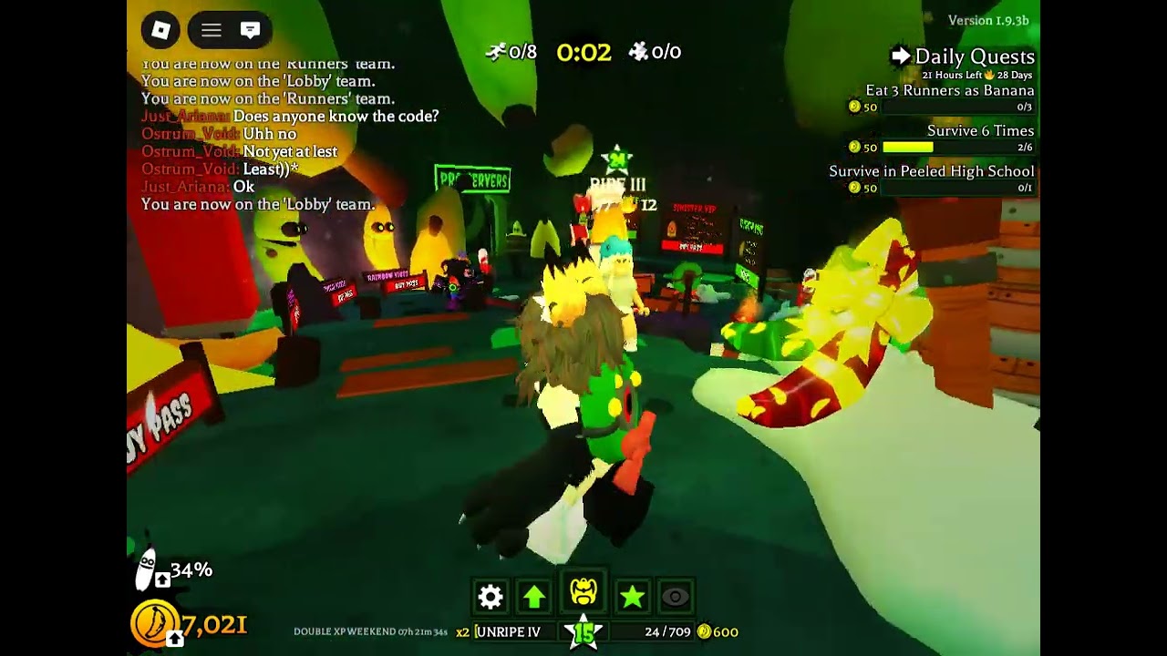 Playing banana eats :3