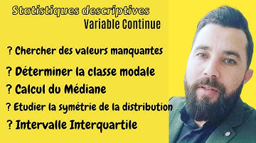 Statistiques descriptives [variable continue] - Exercice d