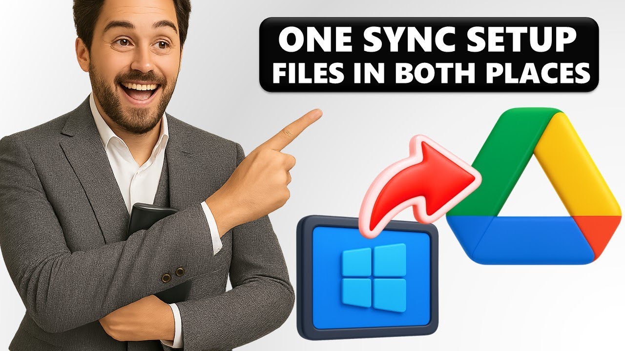 How to AUTO SYNC GOOGLE DRIVE with WINDOWS FILES and FOLDERS