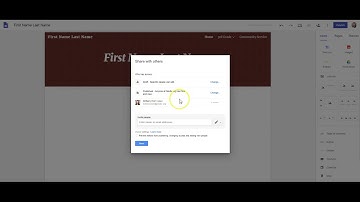 Publishing Your Google Site