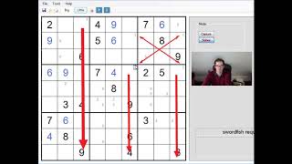 Advanced Sudoku:  A Double Swordfish