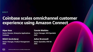 AWS re:Invent 2024 - Coinbase scales omnichannel customer experience using Amazon Connect (BIZ217)