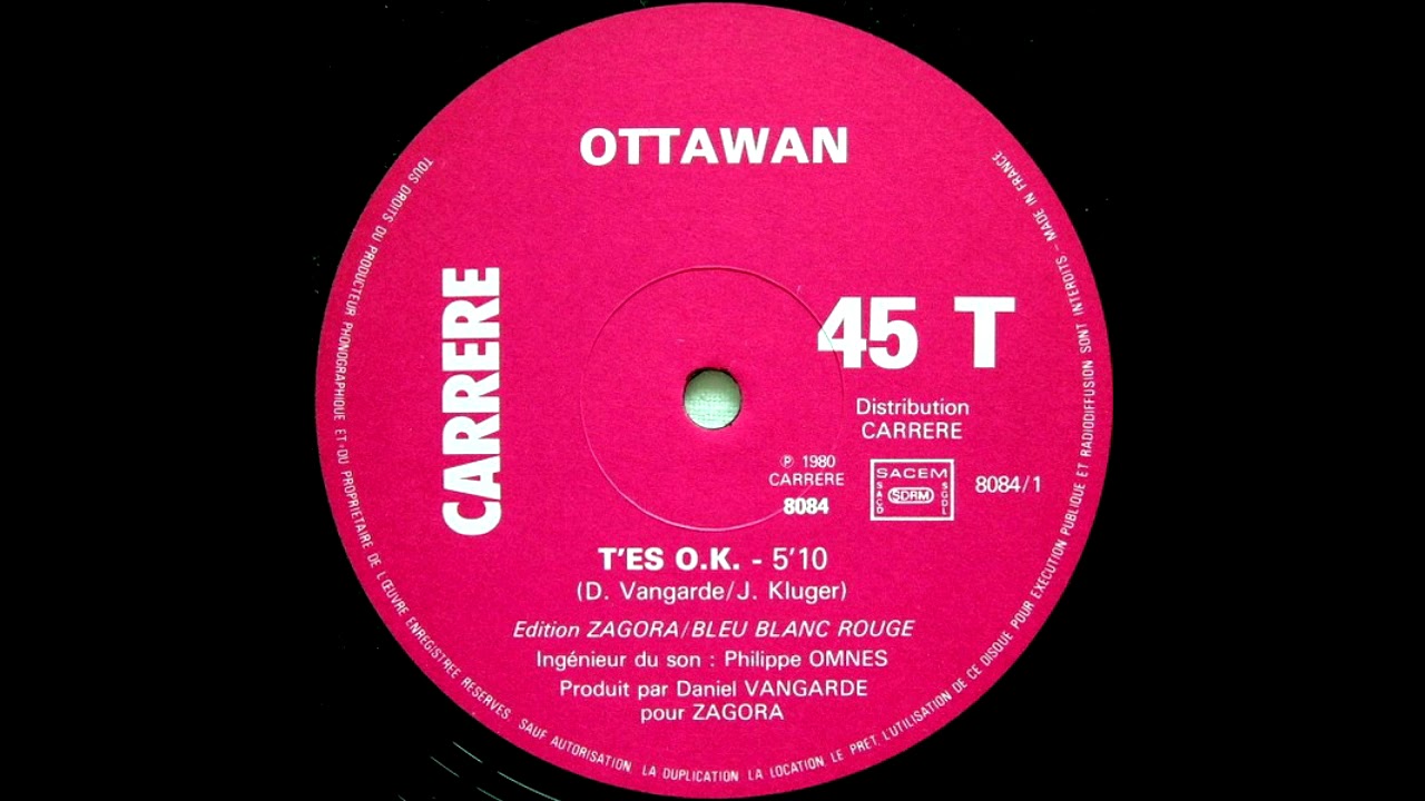 Ottawan - T'es O.K.(T'es Bath, T'es In)(1980(karlmixclub extended mix remix)
