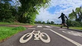 Coundon Wedge Drive to Waste Lane (in real time) #coventry #mobilityscooter