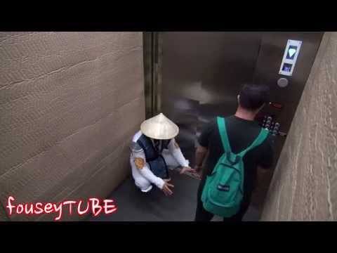 MORTAL KOMBAT ELEVATOR PRANK 2!(мортл комбат 2 в лифте)