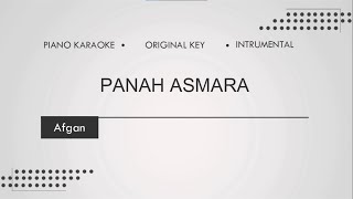 Panah Asmara - Afgan (Piano Karaoke | Instrumental)