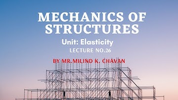 MOS Lecture No 26 | Problems on Elastic Constants