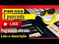 RITMOS NO PSR550-programação teclado yamaha