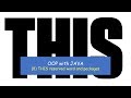 OOP with JAVA | THIS and PACKAGES