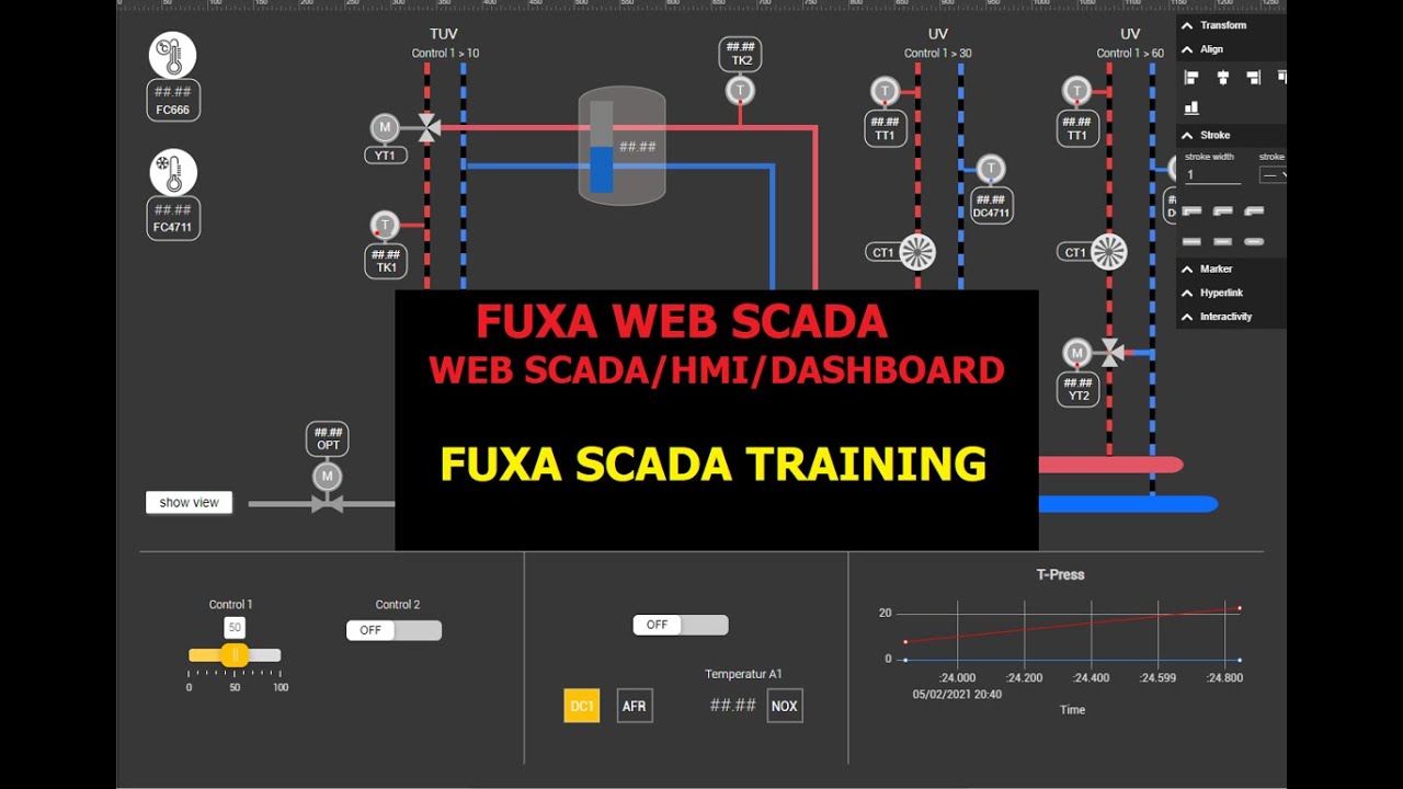 Scada Conveyor Move Machine Continuously Javascript Fuxa Web Scada Training Part#15:[ Tạo chuyển động tịnh tiến Movement ...
