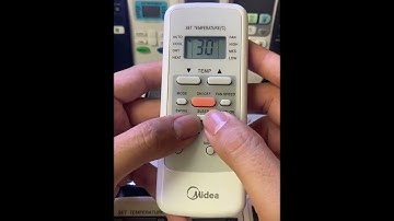 Hướng dẫn sử dụng điều khiển điều hoà midea chi tiết