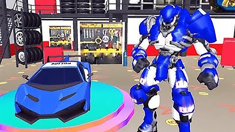 US Robot Police Car Transforming 19 - Level 5