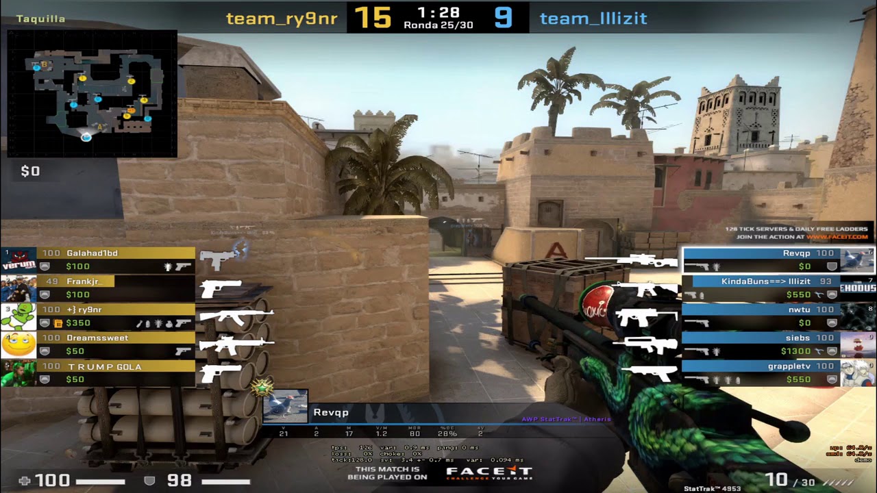 Plays in lvl 10 faceit YouTube