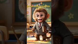 Monkey Teaching Basic English for Kids 🐵 ABC &amp; Words Learning
