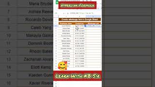 Hyperlink Add Formula in Excel 🙆‍♀️😇 #excel #exceltips #shoarts