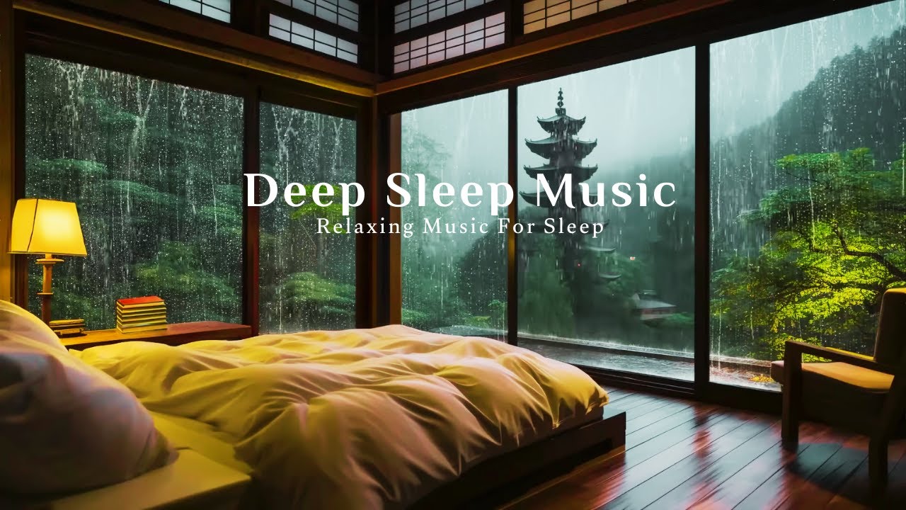 3 Hours of Relaxing Piano with Rain Sounds – Deep Sleep Music for Peaceful Night Sleep