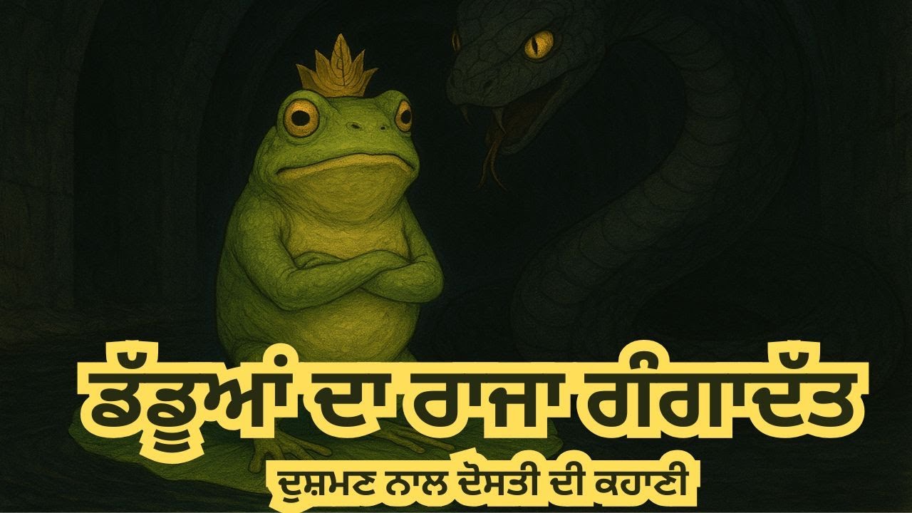 ਪੰਜਾਬੀਅਤ I ਪੰਜਾਬੀ ਕਹਾਣੀ I ਡੱਡੂਆਂ ਦਾ ਰਾਜਾ ਗੰਗਾਦੱਤ I Punjabi Story I King of frogs Gangadutt